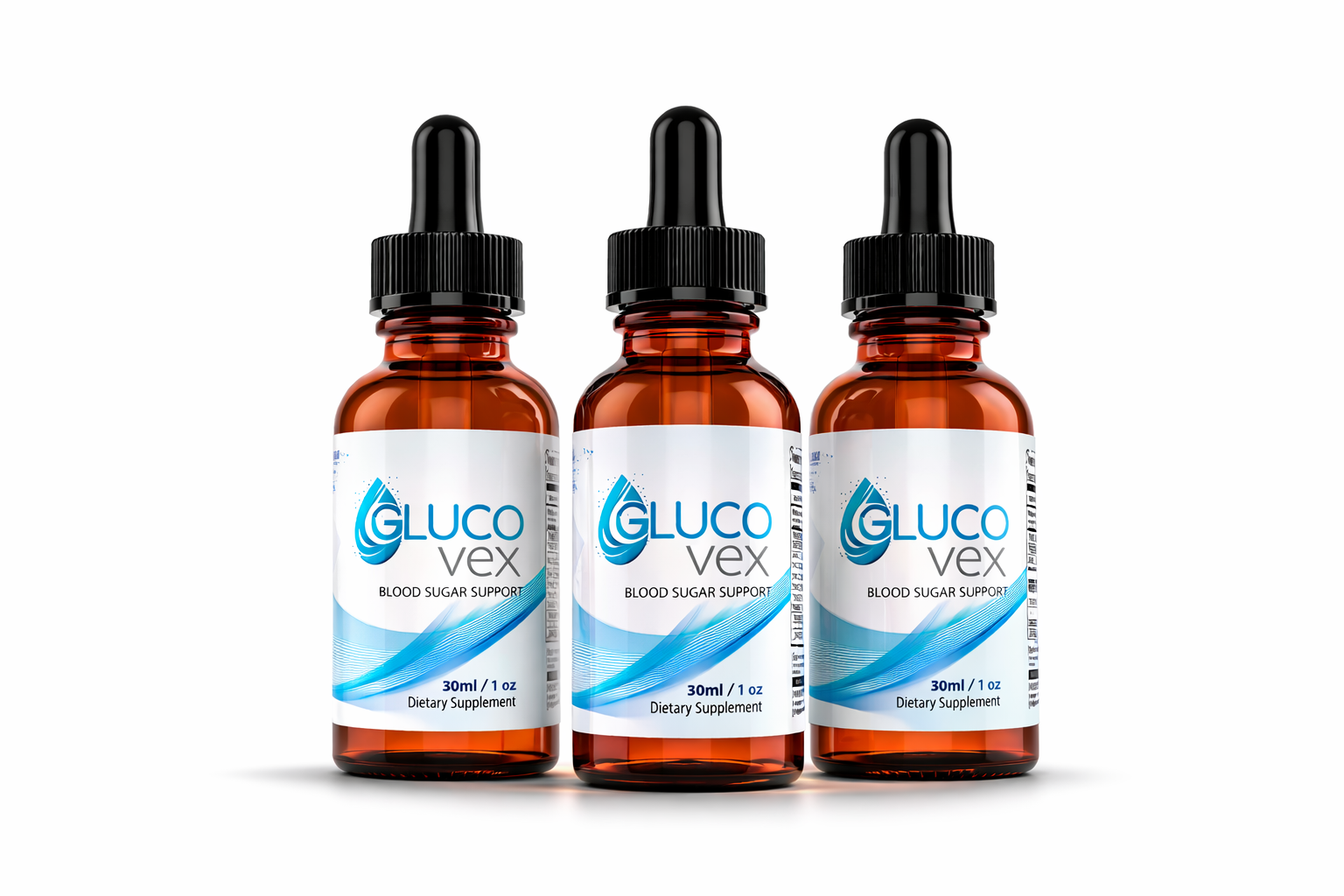 Glucovex Blood Sugar Support Capsules and Drops